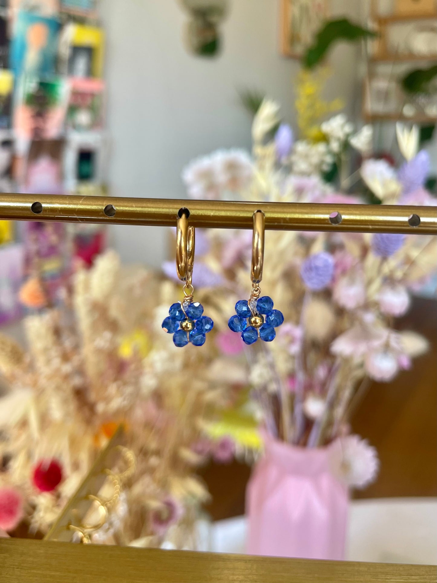 Boucles d’oreilles « Fleur »