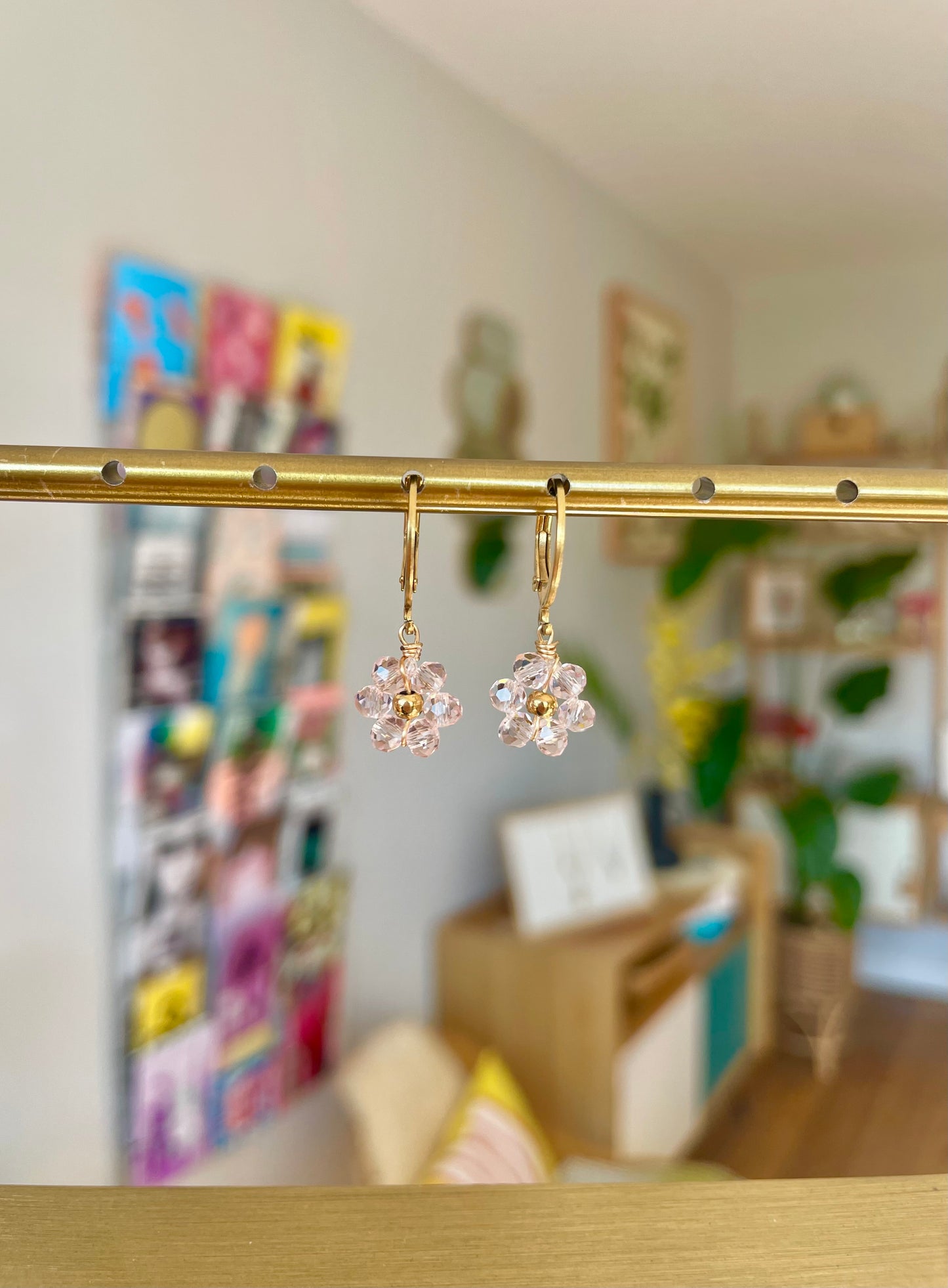 Boucles d’oreilles « Fleur »