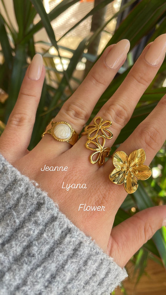 Bagues : Jeanne - Lyana - Flower