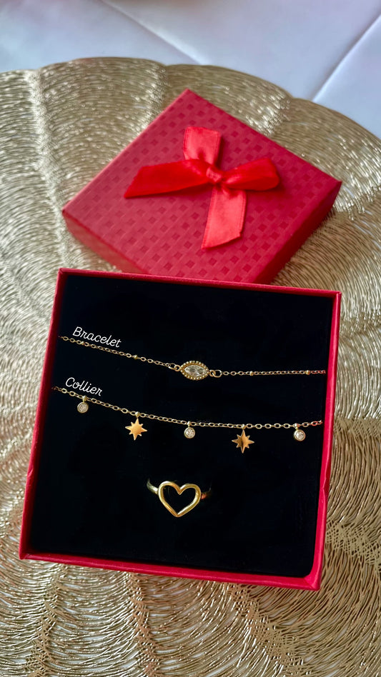 Coffret cadeau 3 bijoux