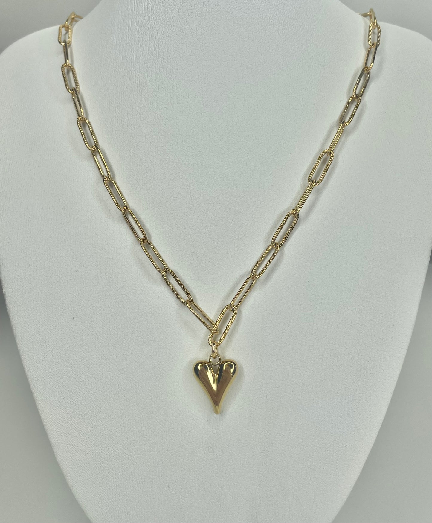 Sautoir « cœur » (long collier)