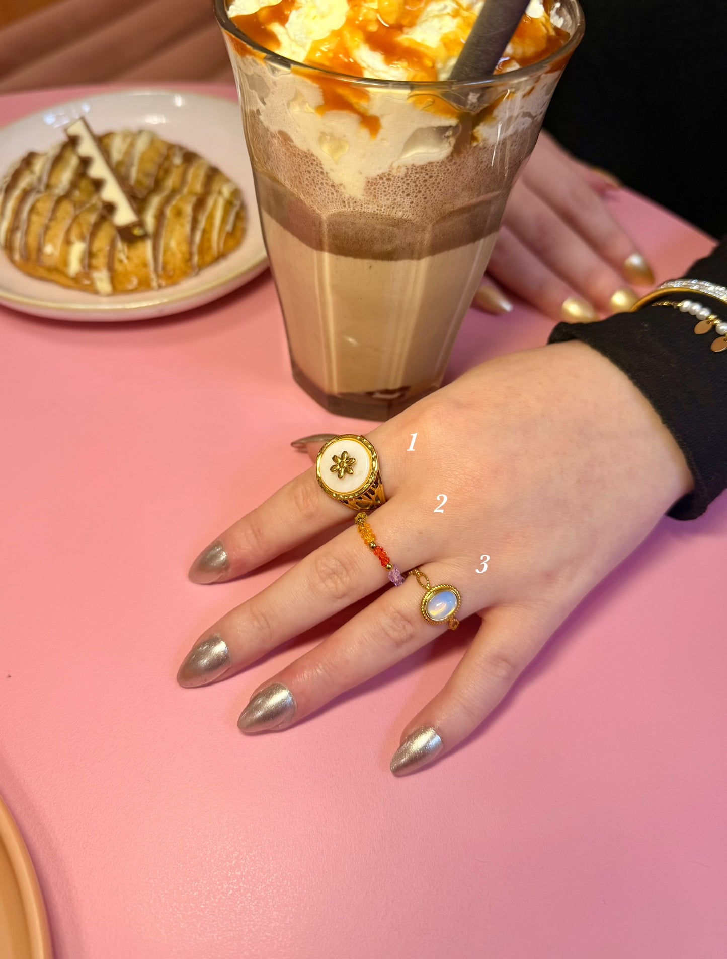 Bagues : Julie - Morgane - Sacha