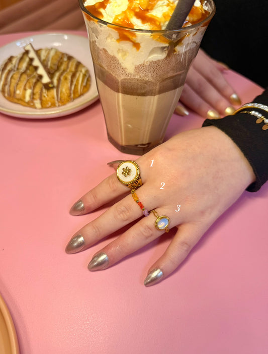 Bagues : Julie - Morgane - Sacha