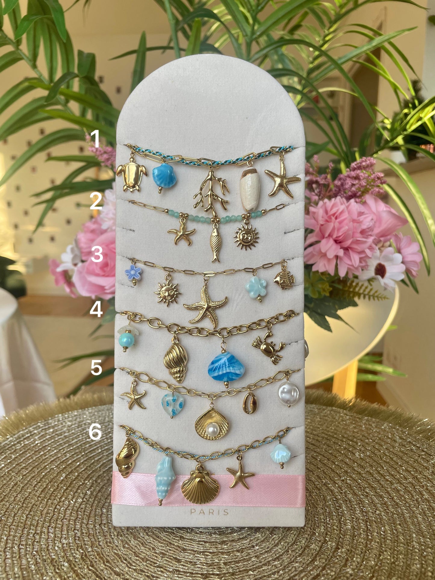 Bracelets : Soléna - Arya - Zélie - June - Romy - Thaïs