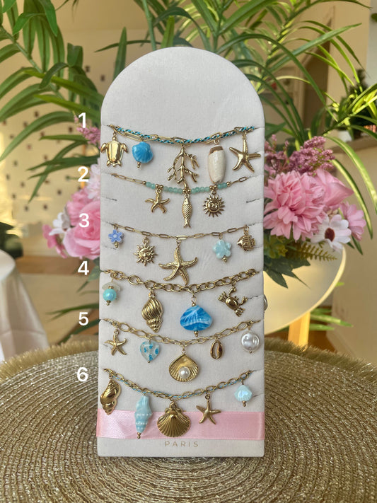 Bracelets : Soléna - Arya - Zélie - June - Romy - Thaïs